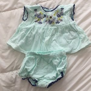 Baby top and bloomer set